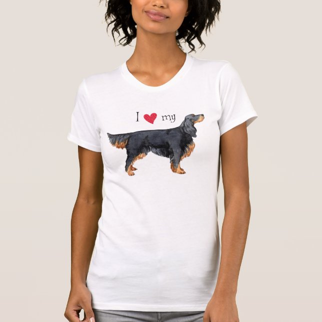 I Love my Gordon Setter T-Shirt (Front)