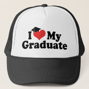 I Love My Graduate Trucker Hat