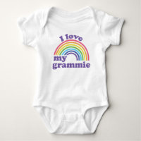 I Love My Grammie - Cute Rainbow 