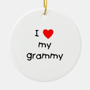 I Love My Grammy Ceramic Tree Decoration