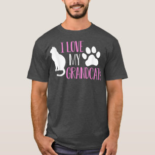 I love my Grandcats - Cat Lover Granddad Grandma G T-Shirt