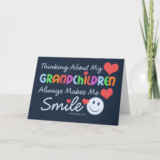 I Love My Grandchildren Card | Zazzle.com.au