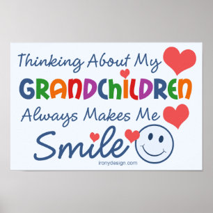 I Love My Grandchildren Poster