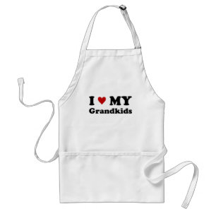 I Love My Grandchildren  Standard Apron