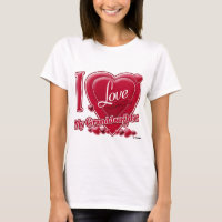 I Love My Granddaughter red - heart