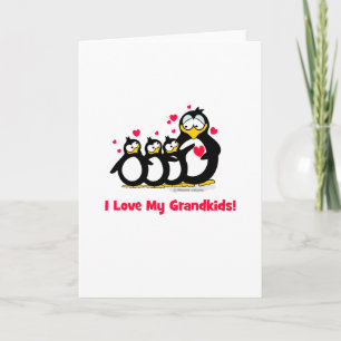 I love my grandkids card