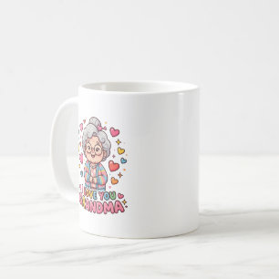 I love my grandma  coffee mug