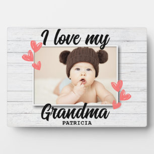 I Love My Grandma Granddaughter Mother's Day Plaque