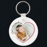 I Love My Grandma Heart Photo  Key Ring<br><div class="desc">This cute heart-shaped photo design makes the perfect gift! **PLEASE READ BEFORE ORDERING** 1. If you make changes and the design is cropped or doesn't look right on the screen please use the Live Design Service to help you fix it. 2. Your order goes directly to the printers. What you...</div>