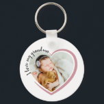 I Love My Grandma Heart Photo  Key Ring<br><div class="desc">This cute heart-shaped photo design makes the perfect gift! **PLEASE READ BEFORE ORDERING** 1. If you make changes and the design is cropped or doesn't look right on the screen please use the Live Design Service to help you fix it. 2. Your order goes directly to the printers. What you...</div>