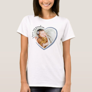 I Love My Grandma Heart Photo T-Shirt