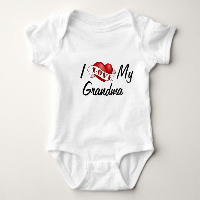 I love my grandma Infant Creeper (Front)