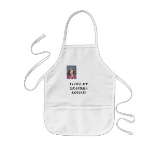 I LOVE MY GRANDMA LOUISE... - Customised Kids Apron