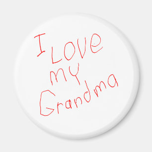 I Love My Grandma! Magnet