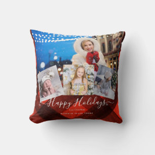 I Love My GRANDMA - PHOTO COLLAGE Grandparent Gift Cushion