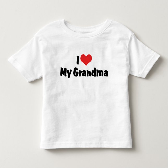 I Love My Grandma T-Shirt (Front)