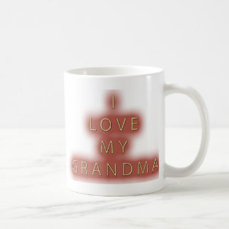 I Love My Grandma (White) Coffee Mug