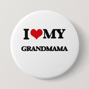 I love my Grandmama 7.5 Cm Round Badge