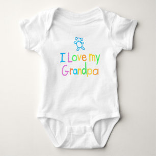 I Love My Grandpa Baby Bodysuit