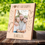 I Love my Grandpa Birthday picture frame with name<br><div class="desc">Celebrate a special bond with this I Love My Grandpa Birthday Picture Frame. Crafted in a rustic wooden style and personalised with an engraved name,  it’s perfect for showcasing a treasured memory. A heartfelt birthday gift that reminds Grandpa how loved and appreciated he truly is.</div>