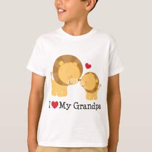 I Love My Grandpa Gift T-Shirt