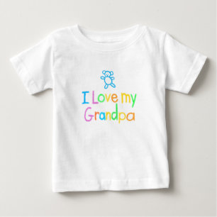 I Love My Grandpa Infant Tee Shirt