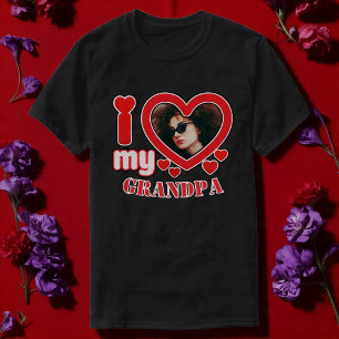 I Love My Grandpa Personalized T-Shirt