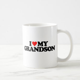 I LOVE MY GRANDSON COFFEE MUG