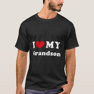 I Love My Grandson I He My Grandson T-Shirt