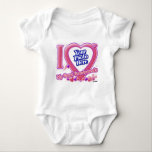 I Love My Great Grandparents pink/purple - photo Baby Bodysuit<br><div class="desc">I Love My Great Grandparents pink/purple - photo Add your favourite photo to this t-shirt design!</div>