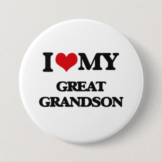 I love my Great Grandson 7.5 Cm Round Badge