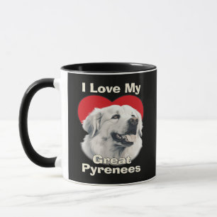 I love My Great Pyrenees Dog Mug
