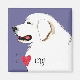 I Love my Great Pyrenees Magnet