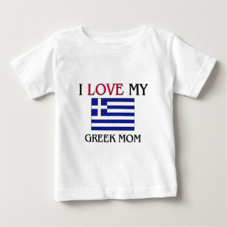 I Love My Greek Mum Baby T-Shirt