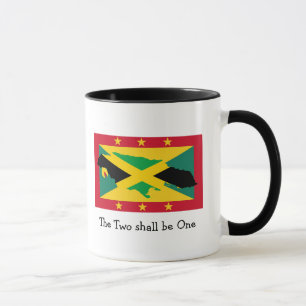 I Love My...  Grenada   Jamaica   Mum Dad   Flag Mug