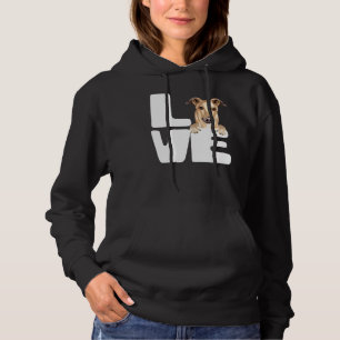 I Love My Greyhound Dog Hoodie