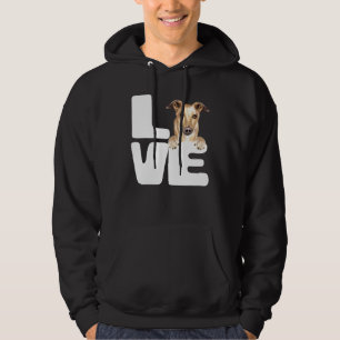 I Love My Greyhound Dog Hoodie