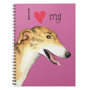 I Love my Greyhound Notebook