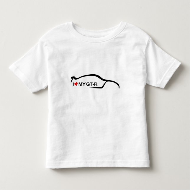 I love my GT-R - Nissan Skyline GT-R Toddler T-Shirt (Front)