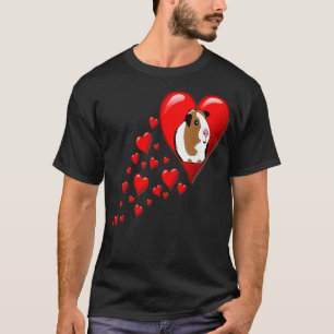 i love my Guinea Pig Hearts domestic cavy lover G T-Shirt