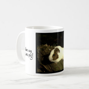 I Love My Guinea Pig with Photo Coffee Mug