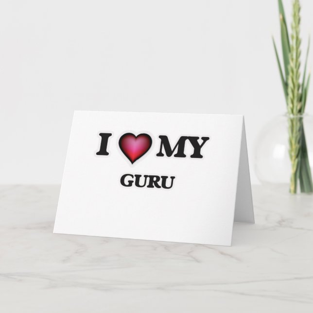 I love my Guru Card (Front)
