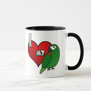 I Love my Hahn's Macaw Mug
