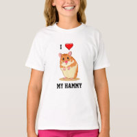 I Love My Hammy Hamster T-shirt