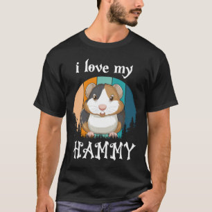 I Love My Hammy T Shirt for Hamster Lovers T-Shirt