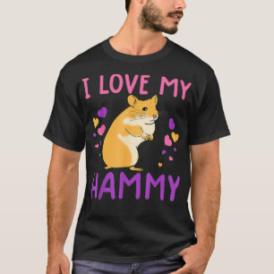 i love my hammy t shirt funny i love my hamster