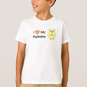 I Love My Hamster Girls T-Shirt