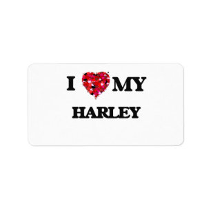 I love my Harley Label