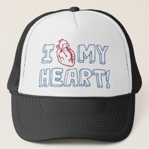I Love My Heart Trucker Hat