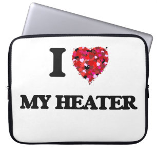 I Love My Heater Laptop Sleeve